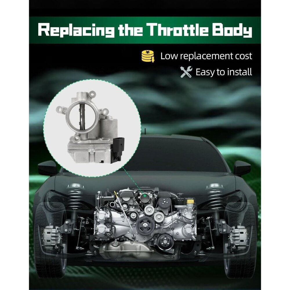 Throttle Body, SCTIOO Fuel Injection Electronic Throttle Body Assembly